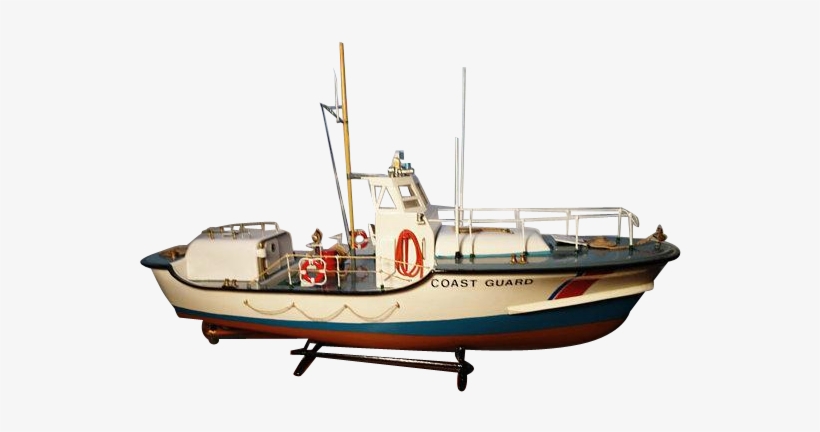 Vintage Scale Model Lifeboat / Coastguard Boat, Manasquan - Manasquan Inlet, transparent png