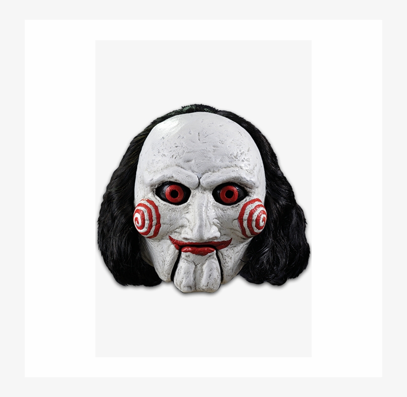 Deluxe Saw Billy Puppet Mask - Saw Billy Puppet Adult Mask, transparent png