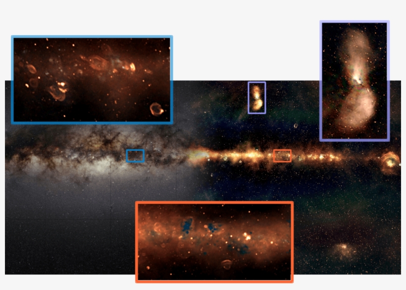 Milky Way, transparent png