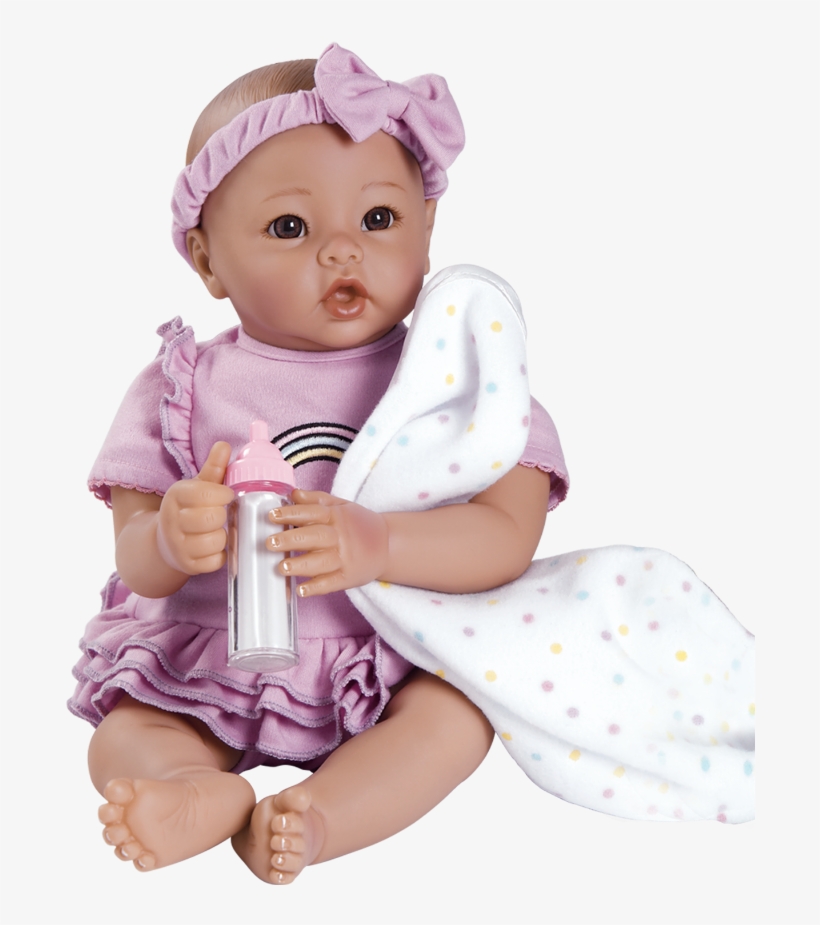 Adora Real Baby Doll Baby Time Baby Lavender 03 1rs - Adora Dolls Babytime Lavender Rainbow, transparent png
