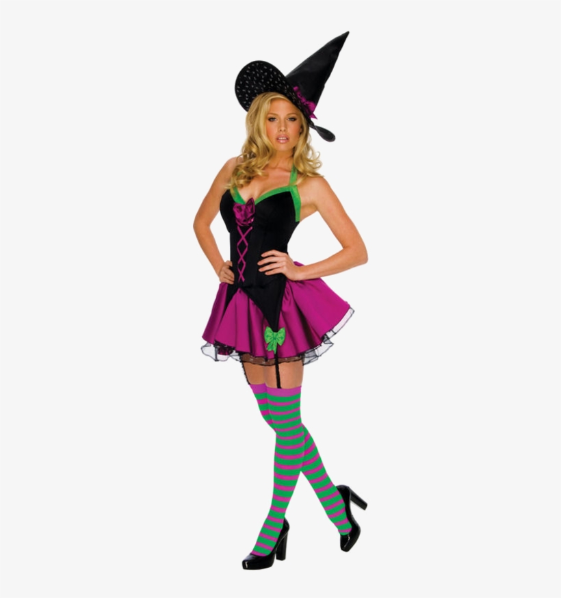 Sexy Witch Outfit - Playboy Witch Costume, transparent png