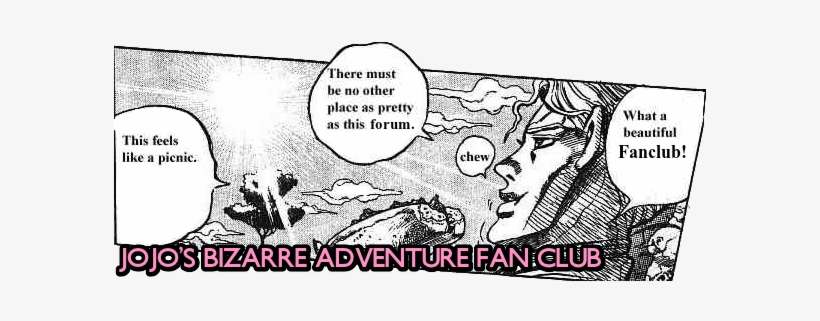 Feel Free To Post Some For Us To Use - Jojo's Bizarre Adventure Chew, transparent png
