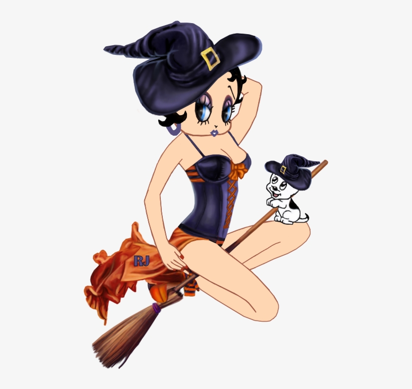 Sexy Witch Betty Boop, Witch, Bb, Witches - Cartoon, transparent png