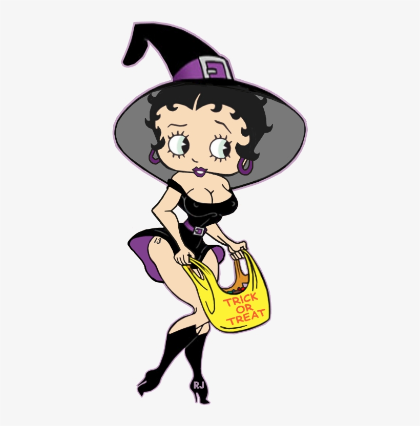 Wow Sexy Witch - Betty Boop, transparent png