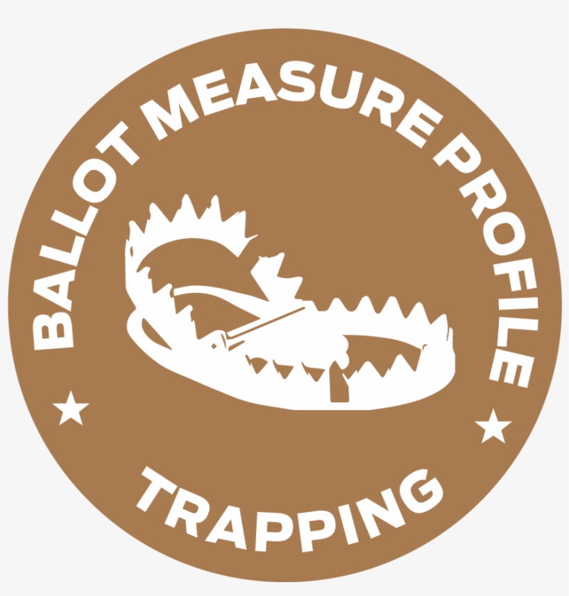 Trapping Ballot Initiative Button - Graphic Design, transparent png