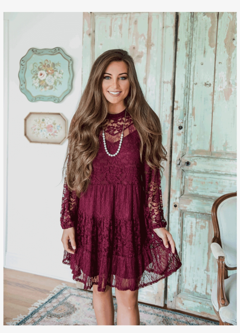 Full Lace Babydoll - Dress, transparent png