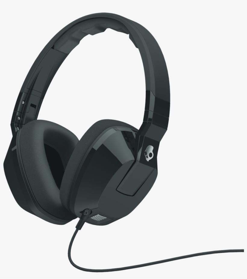 27047 - Skullcandy Headphone Crusher Black Over-the Ear Mic, transparent png