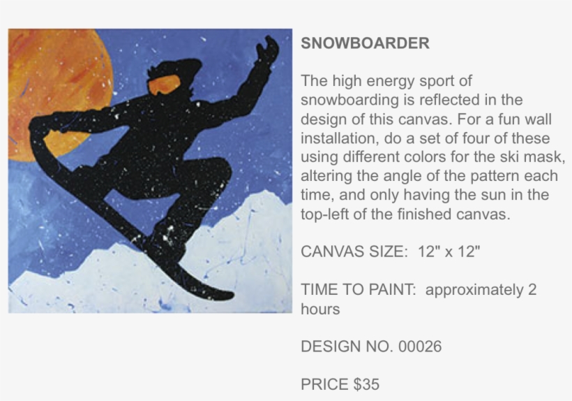 Snowboarder Popup Paint Studio - Paul Jr. Designs, transparent png