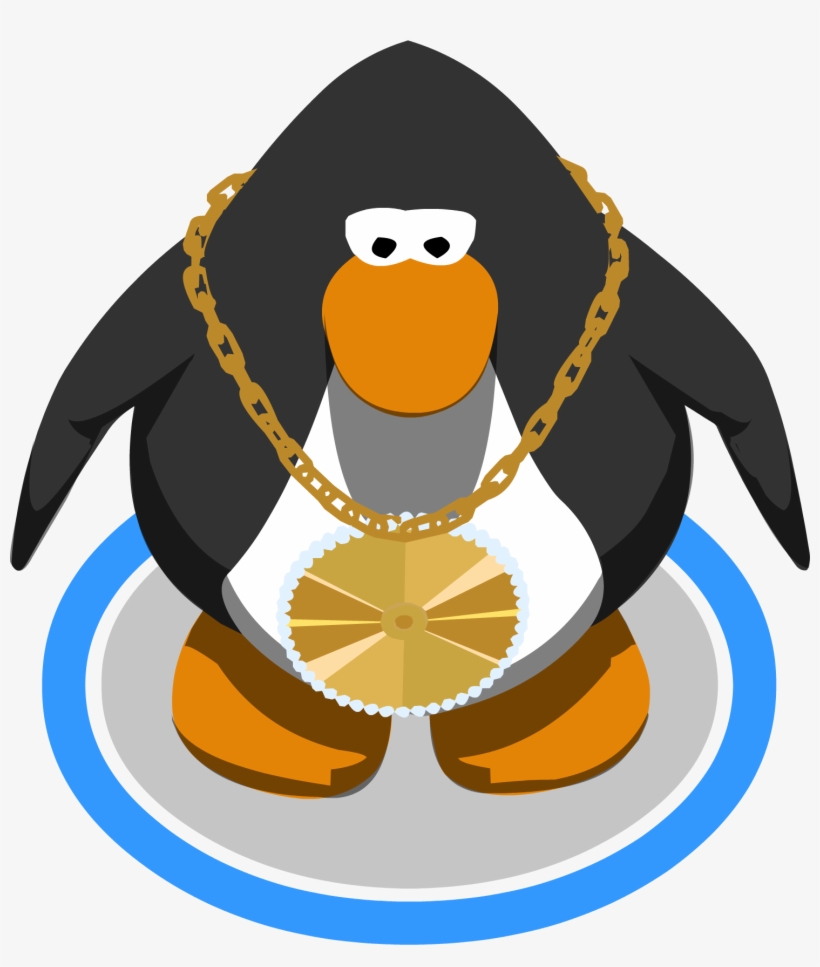 Bling Bling Necklace Ig - Club Penguin Bling Bling Necklace, transparent png