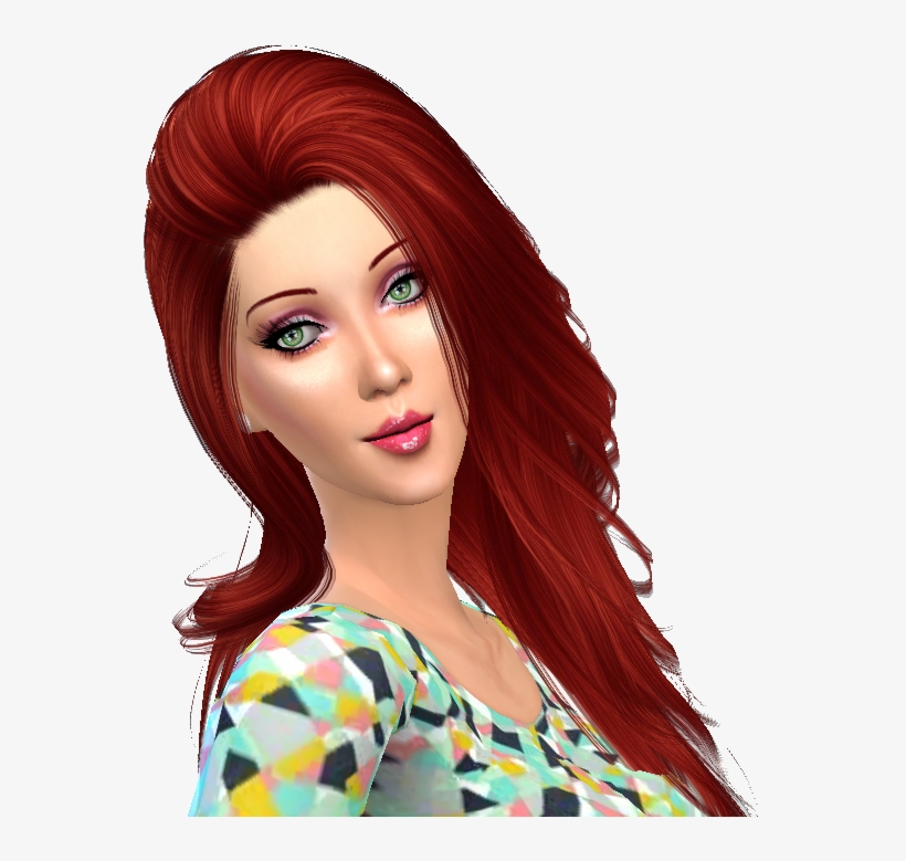 Invpuly - Red Hair, transparent png
