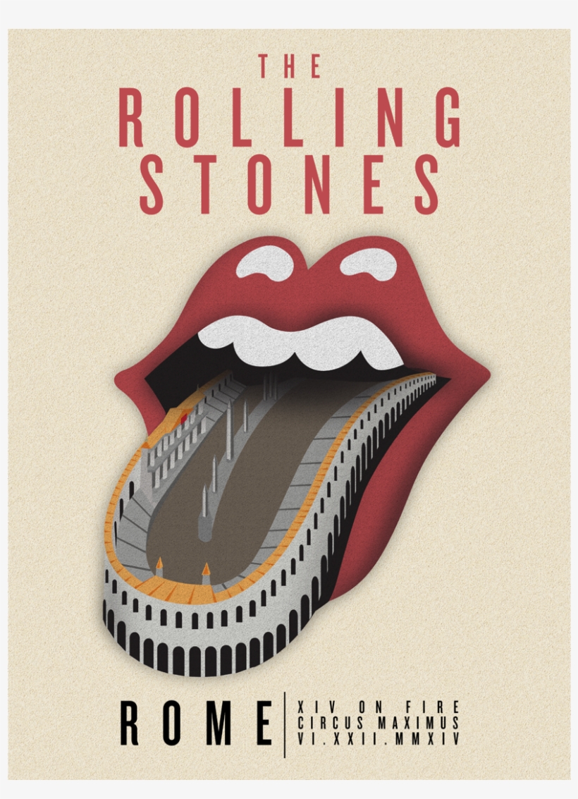 A Mix Of Approved And Proposed Art For The Rolling - Rolling Stones Plate Tongue, transparent png