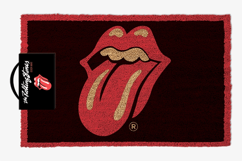 Rolling Stones Tongue - Rolling Stones Doormat, transparent png