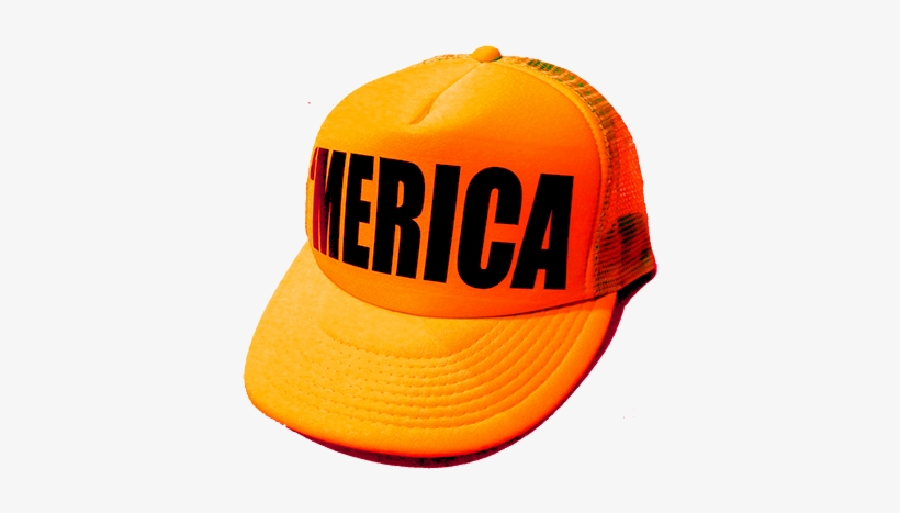 Merica Hat Orange - Baseball Cap, transparent png