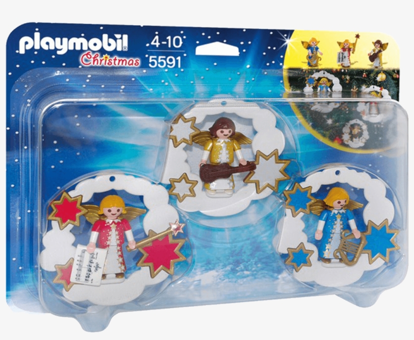 Playmobil Christmas Angel Ornaments N2037 - Playmobil Christmas Angels, transparent png