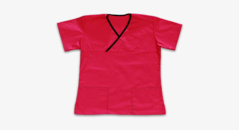 Cross Over Neck Scrub Top - Polo Shirt, transparent png