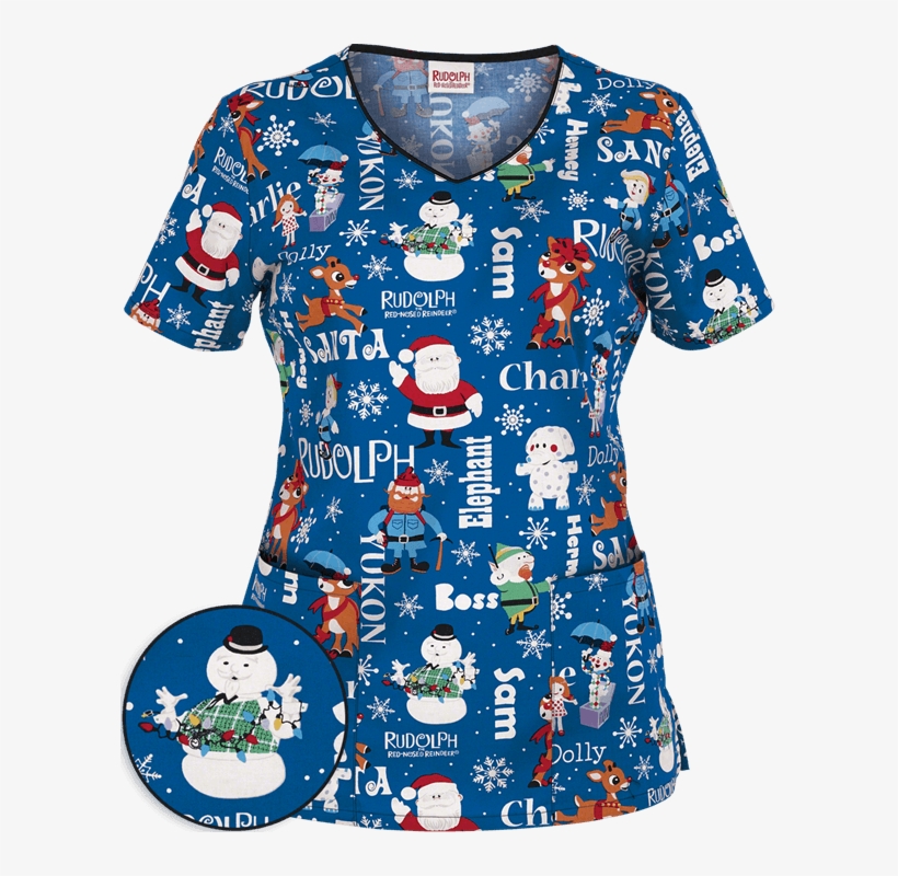 ugly christmas scrub tops