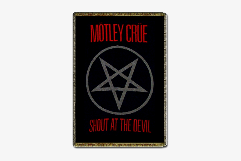 Motley Crue Shout At The Devil Tapestry Blanket - Motley Crue Shout At The Devil T Shirt, transparent png