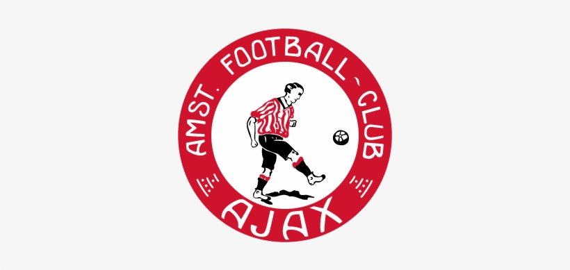 Amsterdamsche Fc Ajax Logo - Eerste Logo Van Ajax, transparent png