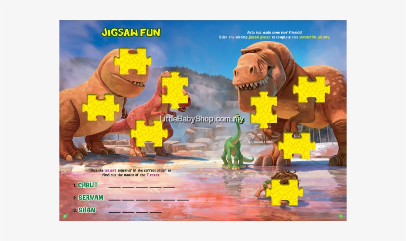 Disney Pixar The Good Dinosaur Arlo's Special Activity - Disney The Good Dinosaur - Xl Boek, transparent png