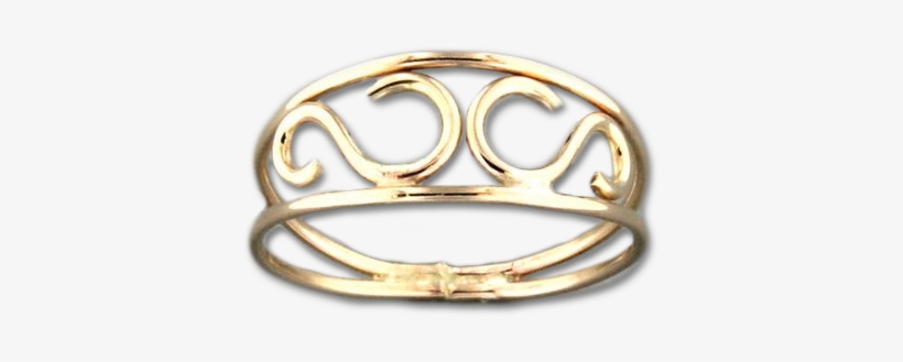 Scroll Ring - Gold Filled - Gold-filled Jewelry, transparent png