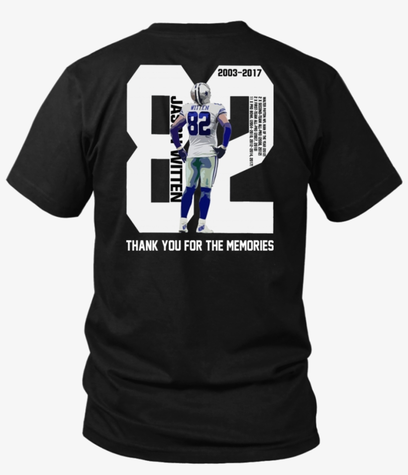 Jason Witten Thank You For The Memories Shirt - Jason Witten Thank You For The Memories, transparent png