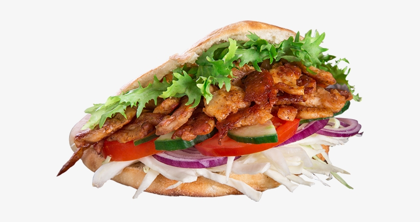 Click To Order - Doner Kebab With Bread Png, transparent png
