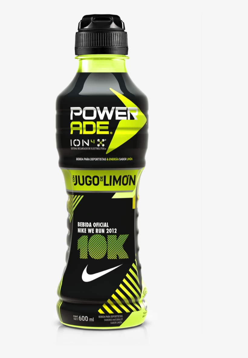 Powerade Ion4 Lemon 10k Nike Energy Drink - 10k Energy Drink, transparent png