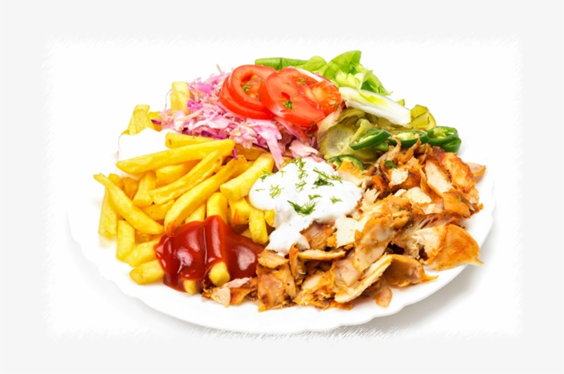 Kebab On A Plate - Kébab Plate Png, transparent png
