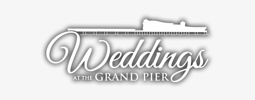 Weddings At The Grand Pier Logo - Wedding, transparent png