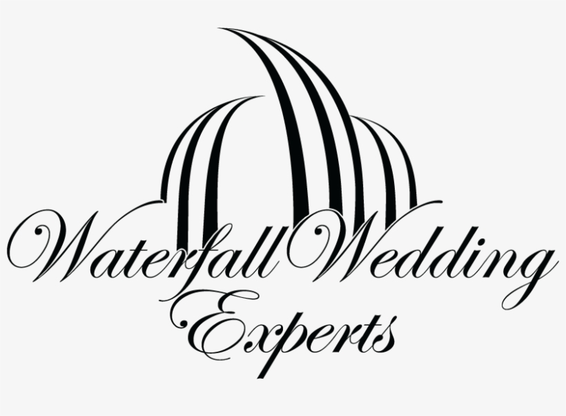 Waterfall Wedding Logo Black - Heartland Weddings: Two Contempoary Romances Under, transparent png