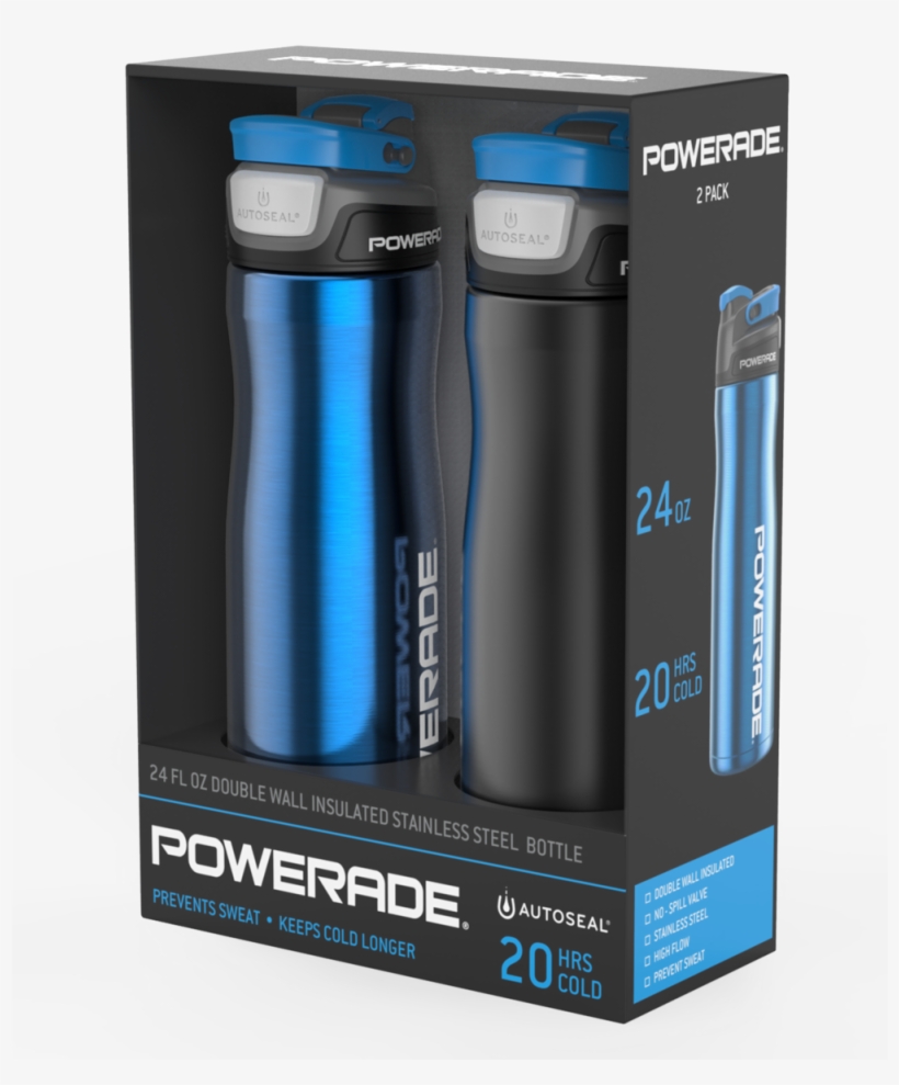 Powerade Ss Chug 2pck Rightdyn - Portable Network Graphics, transparent png