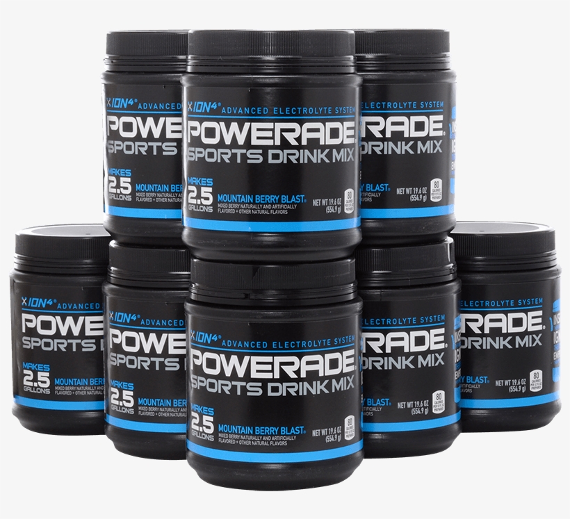5 Gallon Sports Drink Mix Mountain Berry Blast - Powerade Ion 4 Sports Drink Mix, Mountain Berry Blast, transparent png