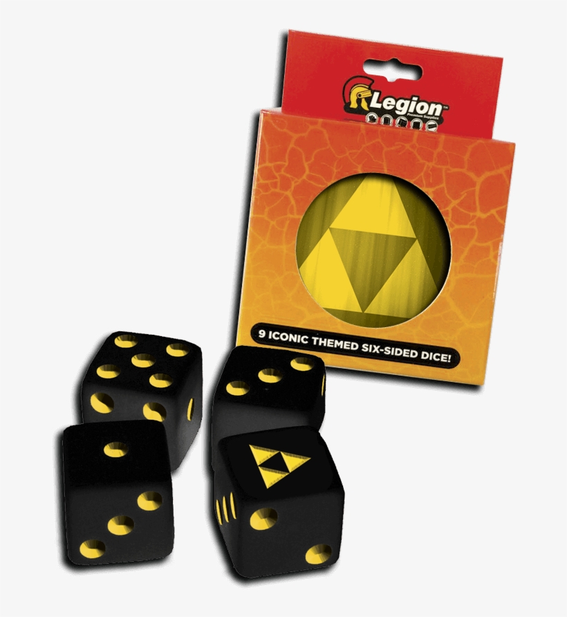 Iconic Tri-force D6 - Iconic Dice Tin: Tri-force (9) Tin - D6 Legion Supplies, transparent png