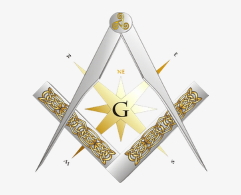 Celt Square And Compasses Image - Large Square And Compass Png, transparent png