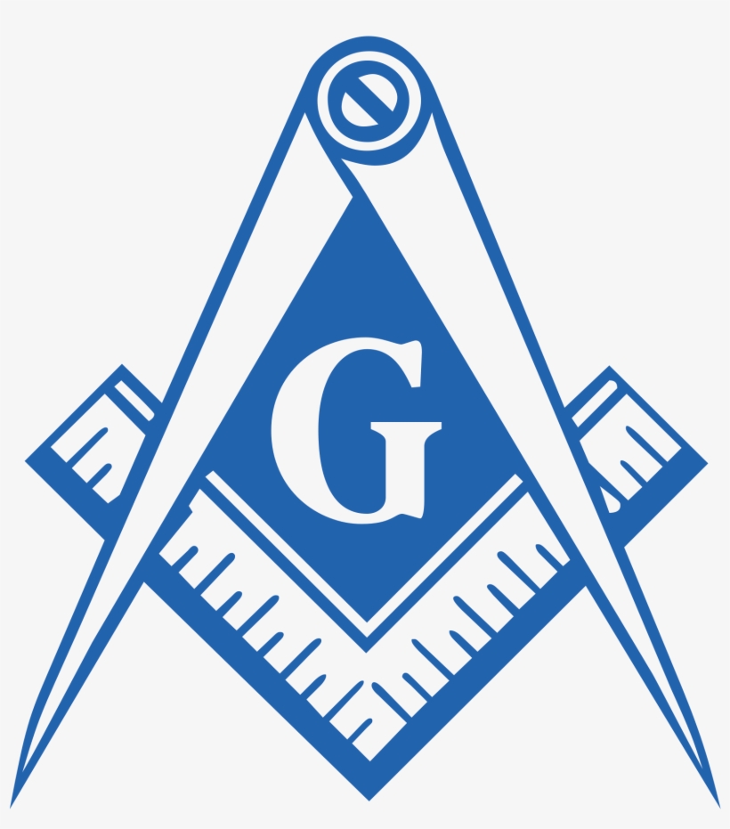 Masonic Compass And Square - Past Master Masonic Symbol, transparent png