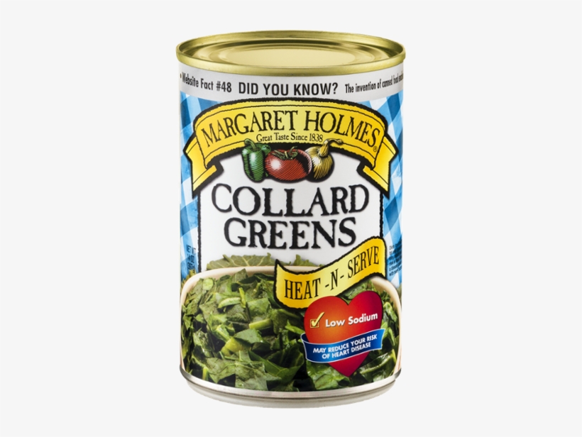 Greens & Spinach • Collard Greens - Margaret Holmes Tomatoes And Okra - 14.5 Oz Can, transparent png