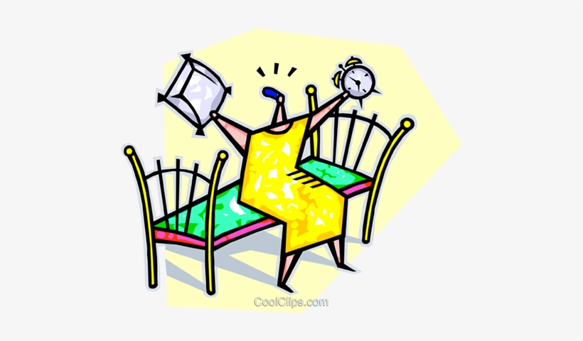 Person Sleeping In And Now Late Royalty Free Vector - Get Dressed, transparent png