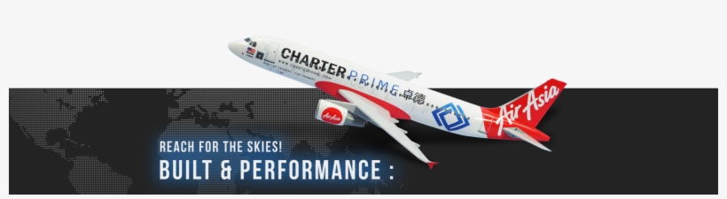 Plane-banner - Phoenix 1:400 Scale Diecast Aircraft Airasia Thailand, transparent png