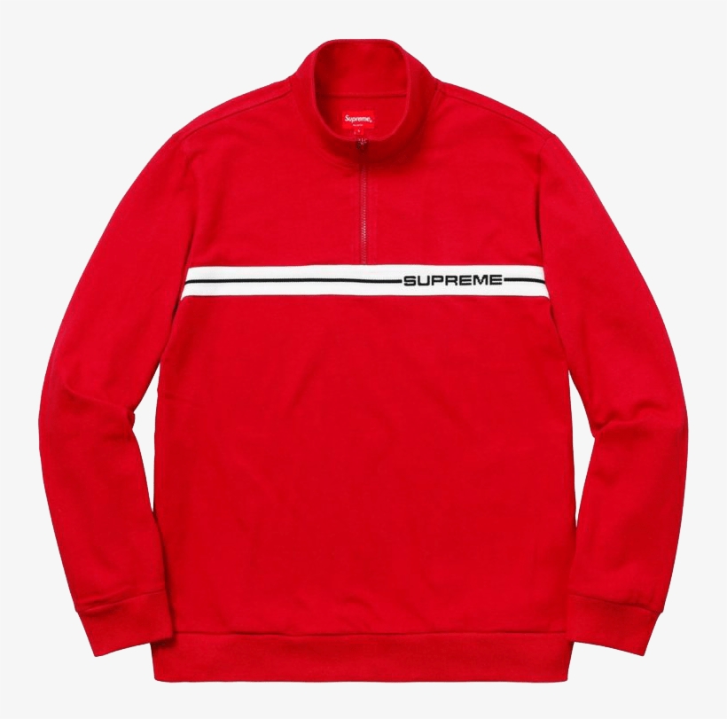 supreme half zip warm up