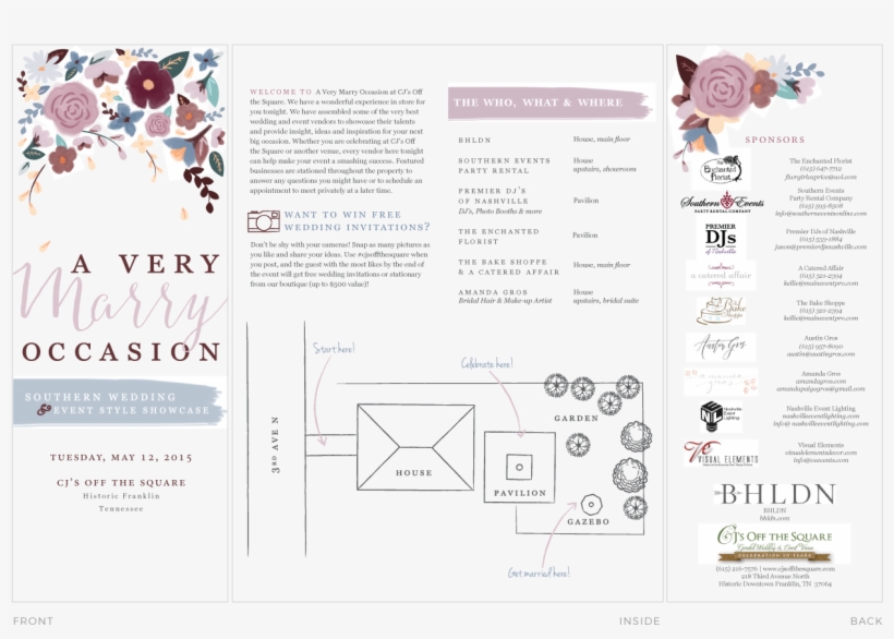 Cj's Off The Square Path And Compass Client Portfolio - Brochure, transparent png