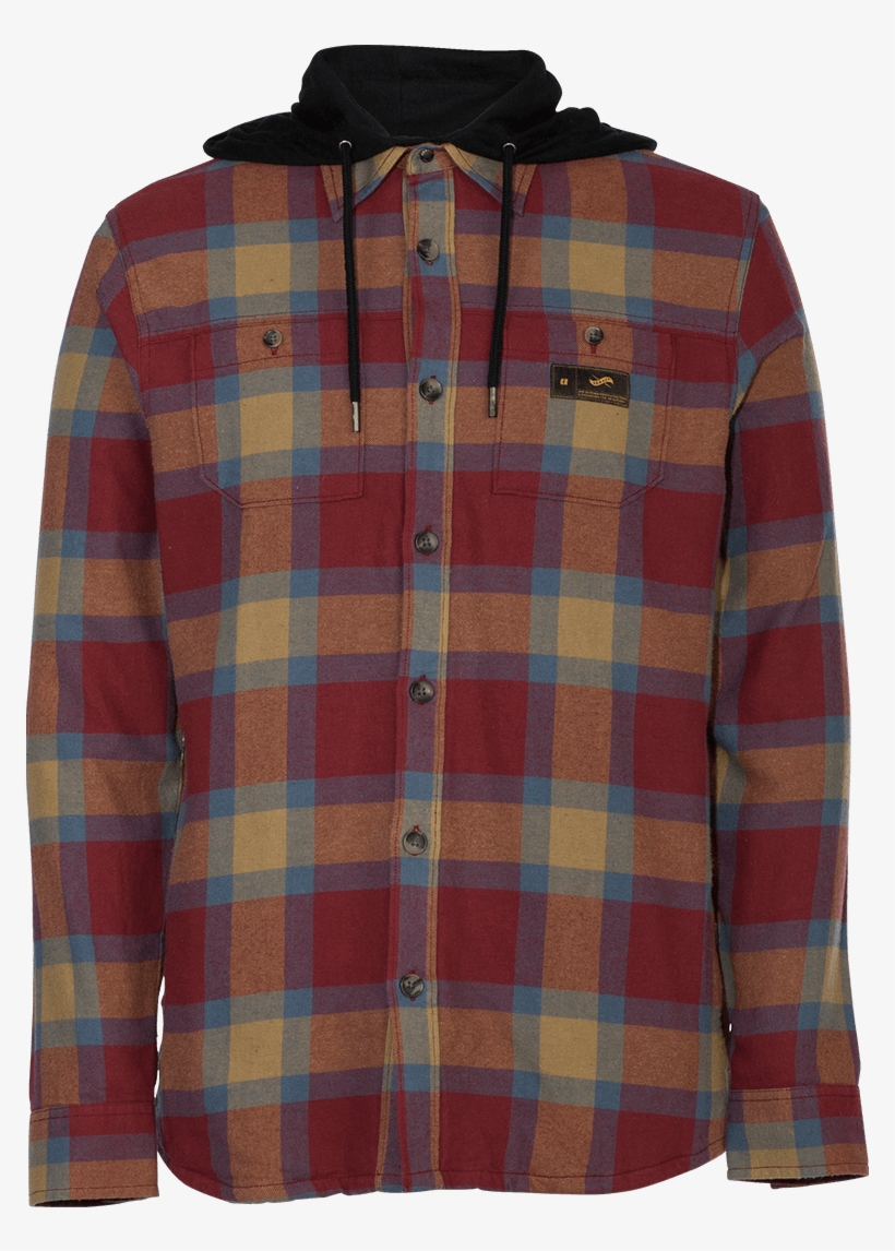 Reading Flannel Hoodie - Hoodie, transparent png