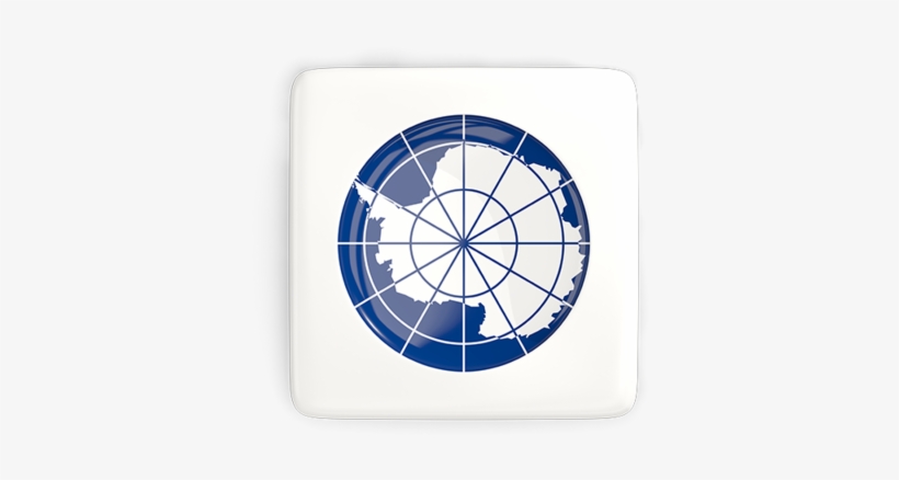 Flag Of Antarctica Grunge Oval Ornament, transparent png