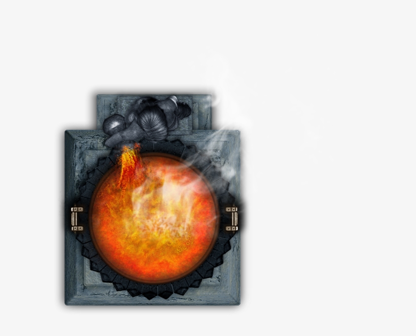 But I Used A Couple Of My Art But The Major Part Was - Fire Top View Png, transparent png