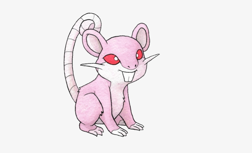 #019 Rattata / #020 Raticate - Pikachu, transparent png