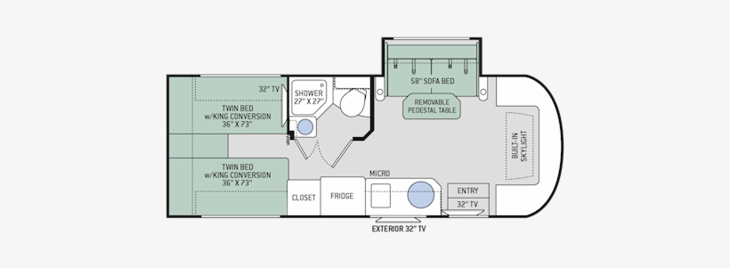 Mercedes-benz 26' Class C Motorhomes - Thor Motor Coach, transparent png
