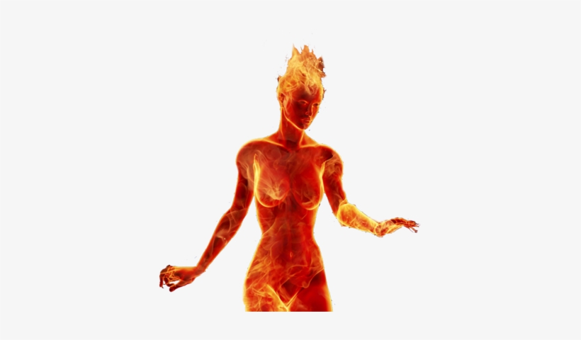 Fire Girl, transparent png