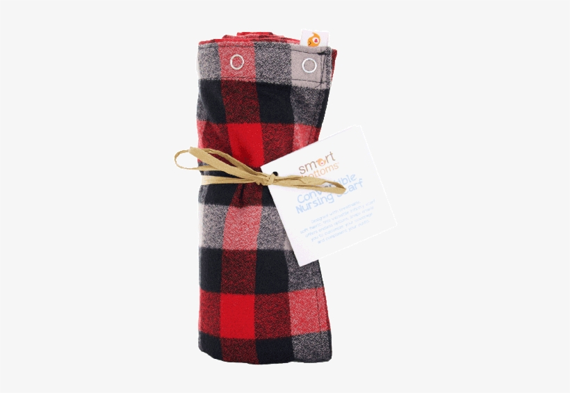 Smart Bottoms Flannel Nursing Scarf, transparent png
