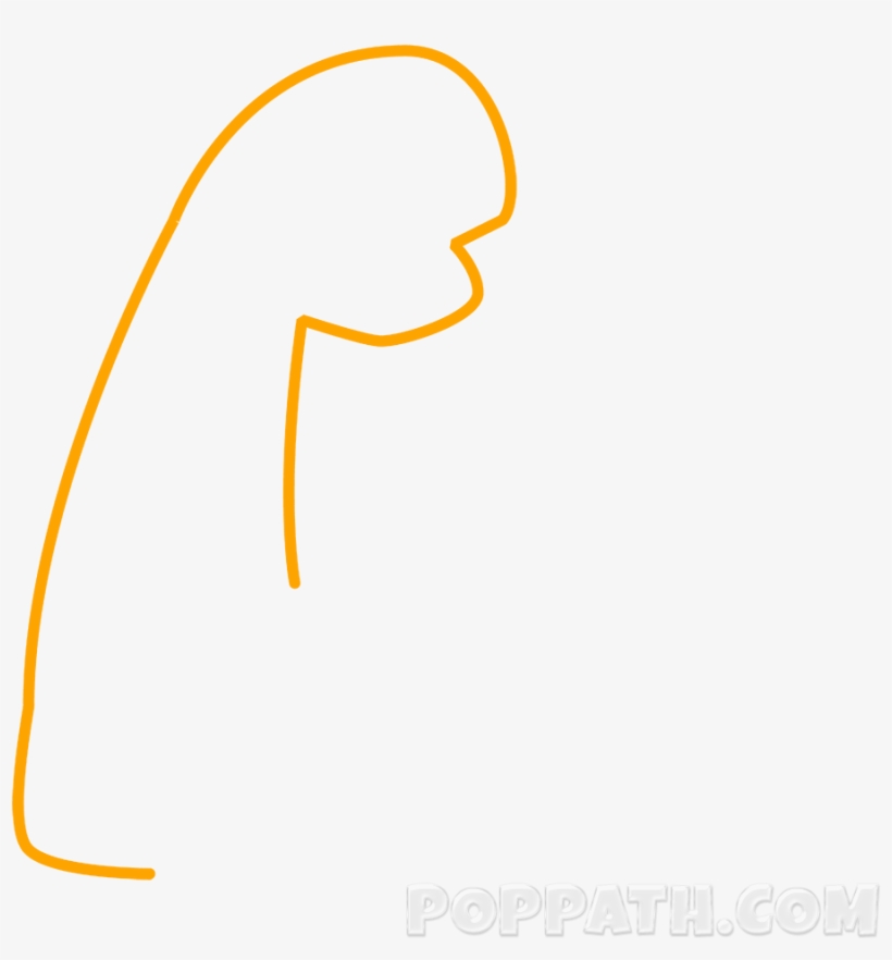 Begin With Sketching A Fist Shape With An Arm, transparent png