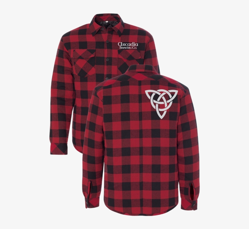 Never Be Cold Again In This Abc Logo Flannel - Burnside Men's Quilted Flannel Jacket, transparent png