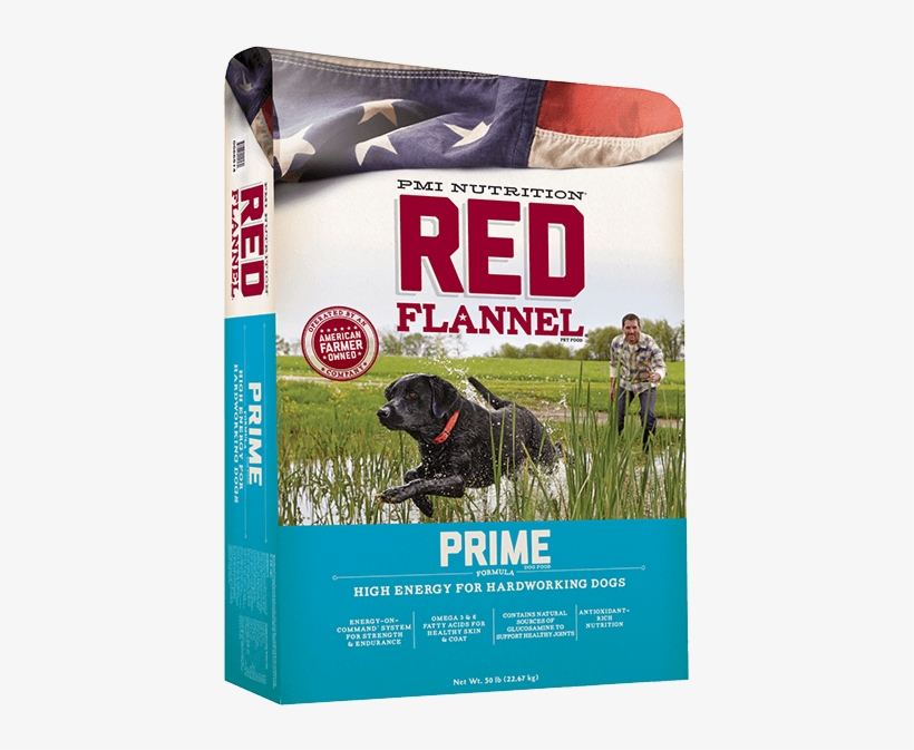 Red Flannel Prime Dog Food, transparent png